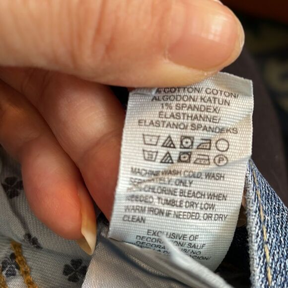 Lucky Brand 429 Classic Straight cotton/spandex denim blue jeans - Picture 8 of 8